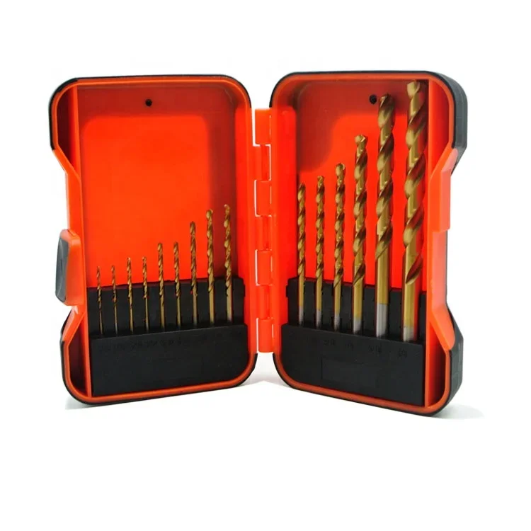 SATC 25 коробок Din338 серая отделка с Оловянным покрытием витые наборы сверл из