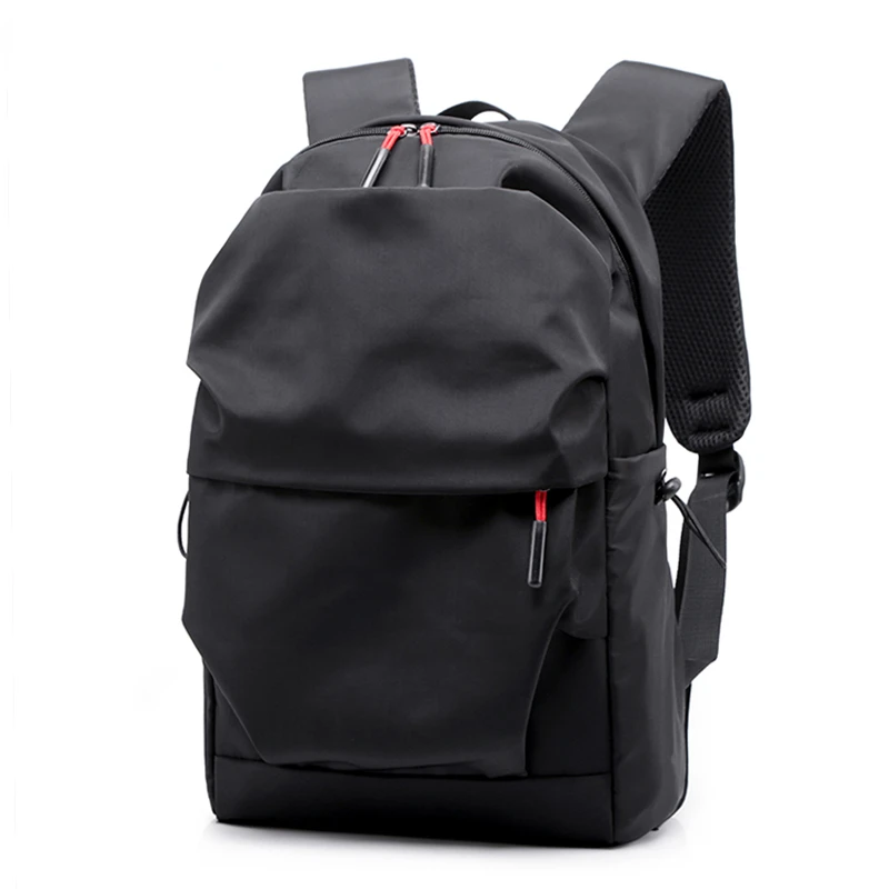 

New Waterproof Men Women Backpack 15.6 Inches Laptop Back Pack Large Capacity Stundet Backpacks Pleated Casual School Bags 2021