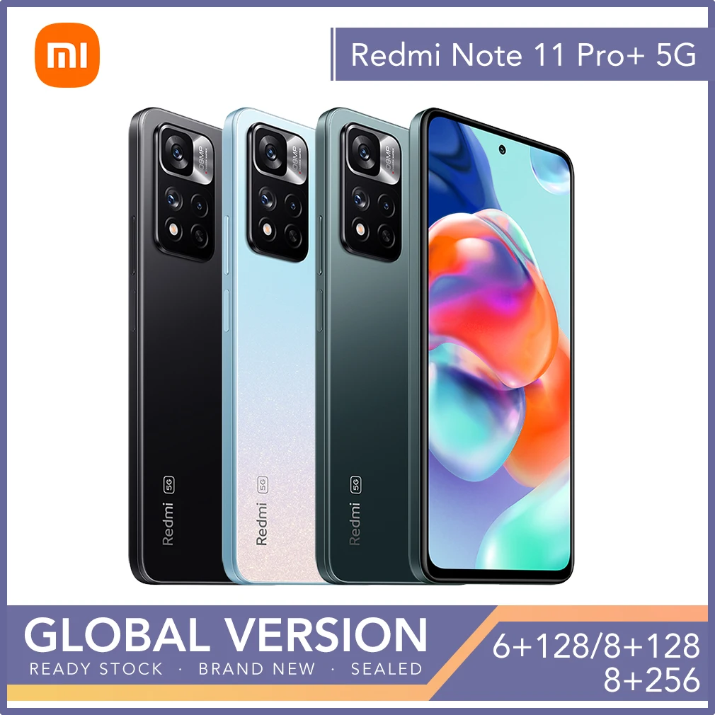 Ceny Wersja Globalna Xiaomi Redmi Note 11 Pro + 5G Plus Smartfon 120W HyperCharge Dimensity 920 120Hz AMOLED 108MP Kup Wersja Globalna Xiaomi Redmi Note 11 Pro + 5G Plus Smartfon 120W HyperCharge Dimensity 920 120Hz AMOLED 108MP