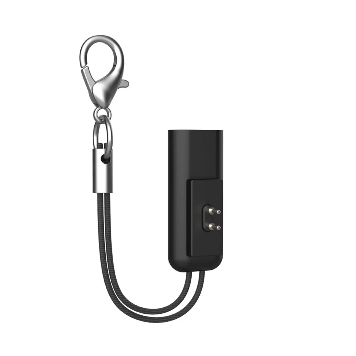 Фото Зарядное устройство DT671 STOCK Type-C Mini Power Charger: портативный адаптер-конвертер для смарт-браслетов 10, 9, 8 с брелоком №2