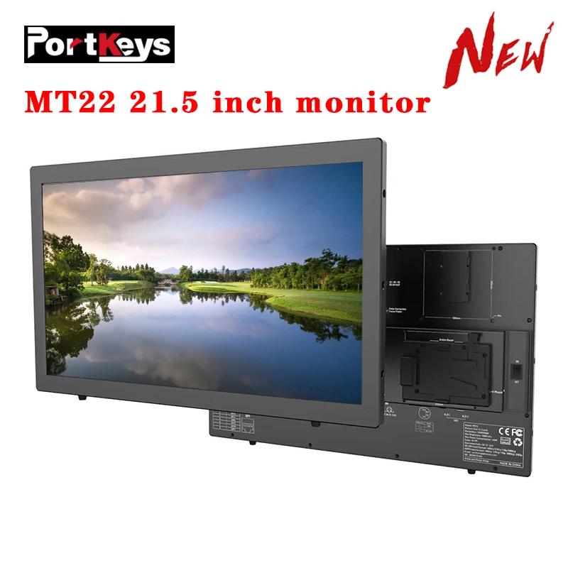 

PortKeys MT22 new 21.5" Broadcast Director monitor 1000 nit high brightness 3000:1 contrast 1920*1080 with HLG function