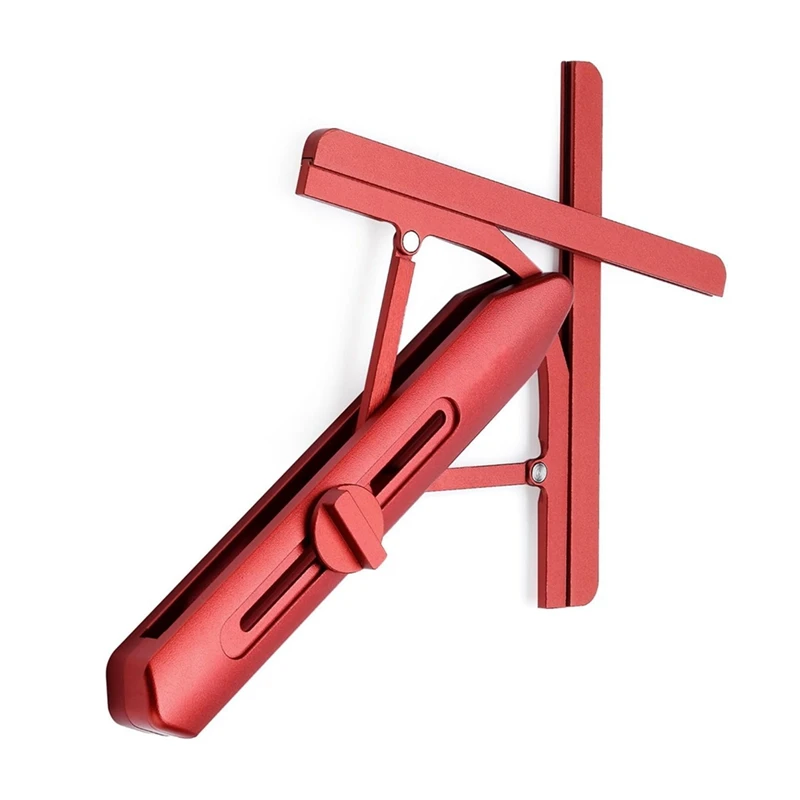 1 шт. красный транспортир из алюминиевого сплава пильный стол инструмент