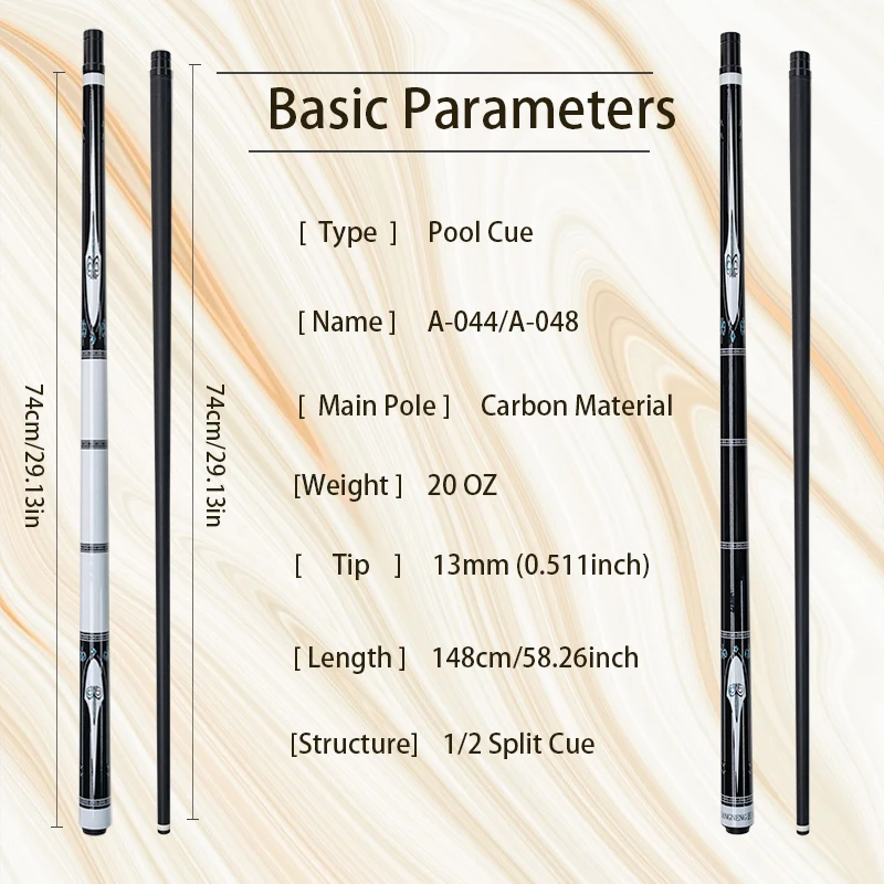 Набор бильярдных киев профессиональный бильярдный кий из углеродного волокна