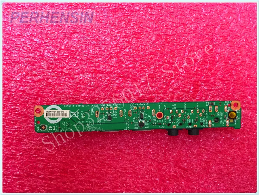 Для MSI X370 DC IN разъем питания USB-порт плата аудиоразъем плата MS-1356N 100% работает отлично (art.: 3920cbebe7b8d) - 3920cbebe7b8d