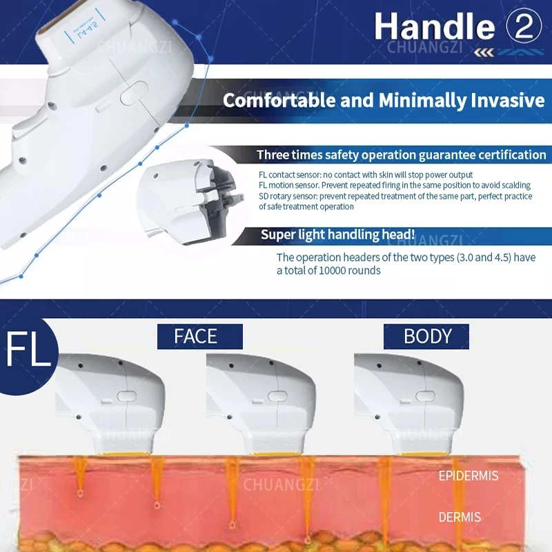 Заводская цена ультразвуковой пистолет для омоложения лица V-max уход за кожей