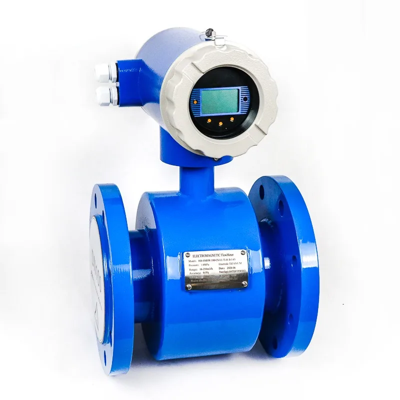 

6 Inch Water Flow Meter Digit Electromagnetic Water Smart Flow Meter Acetic Acid Flow Meter