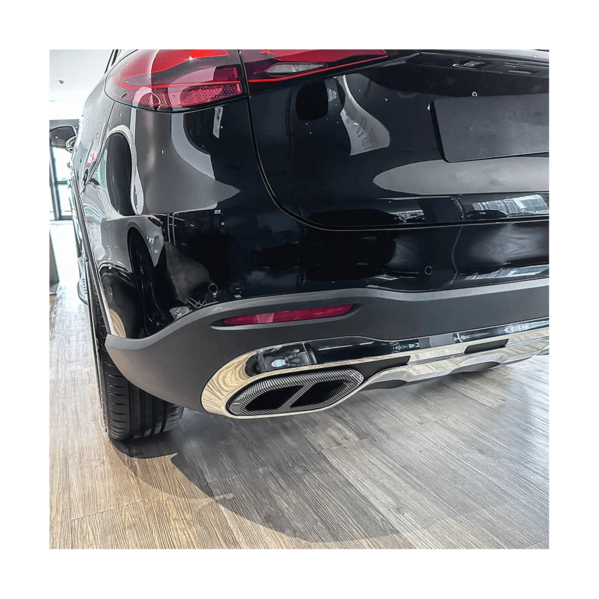 Автомобильный задний глушитель выхлопной трубы наконечник глушителя Накладка