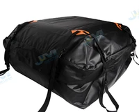 factory price durable travelling car suv roof top luggage storage bag waterproof cargo carrier bag