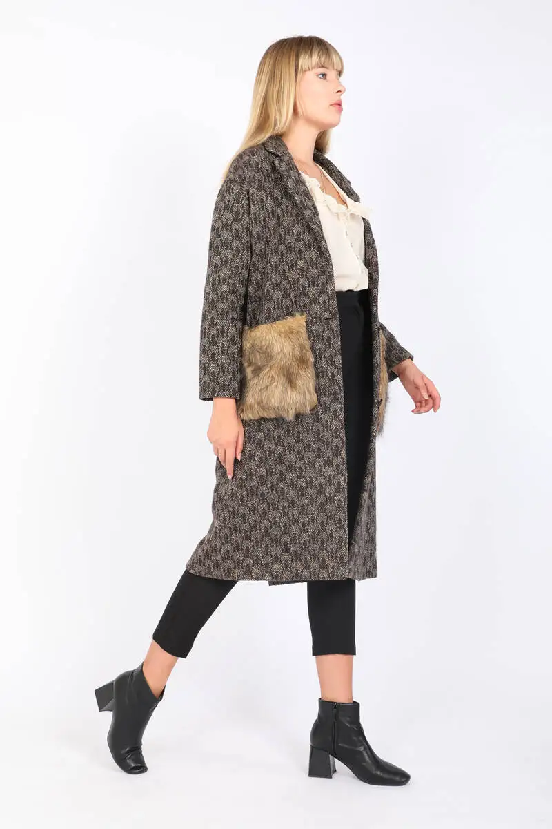 

Women's Fur Pockets Cachet Brown