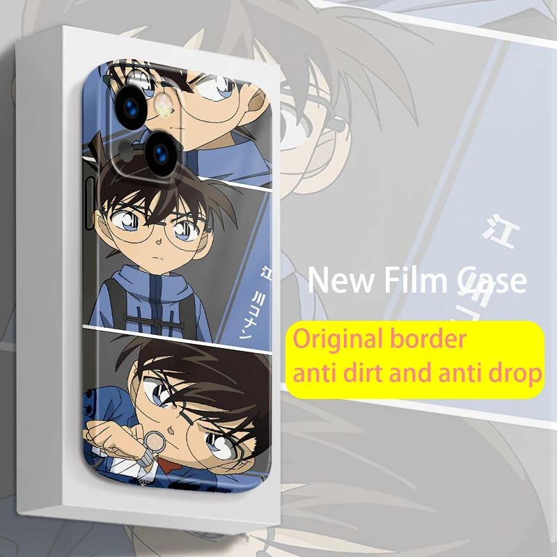 

Detective Conan Anime For iPhone 14 13 12 Mini 11 XS Pro Max X XR 8 7 6 Plus 5 SE 2020 Feilin Film Phone Case Hard Cover