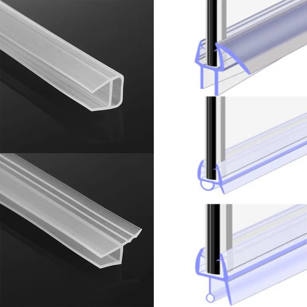 

F U h-образная стеклянная Фотополимерная резиновая Фотополимерная уплотнительная лента для стеклянного экрана ванной дверная уплотнитель оконная фурнитура