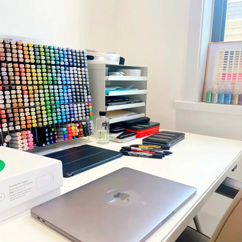 Ящик для хранения канцелярских принадлежностей прозрачный акриловый Органайзер