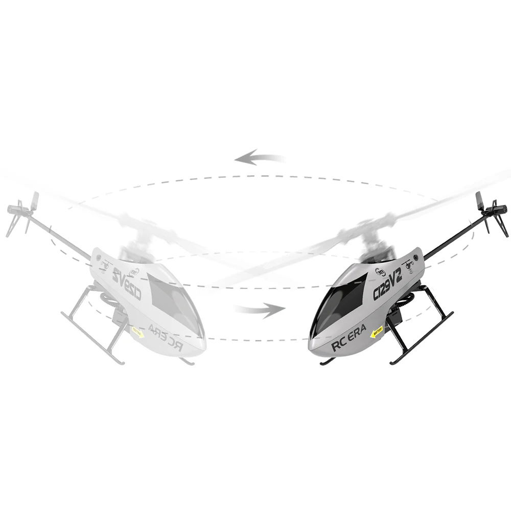 RC ERA C129V2 RTF RC Helicopter 2.4GHz 6-axis Gyroscope One Click 3D Flip Remote Control Aircraft Hobby Toys enlarge