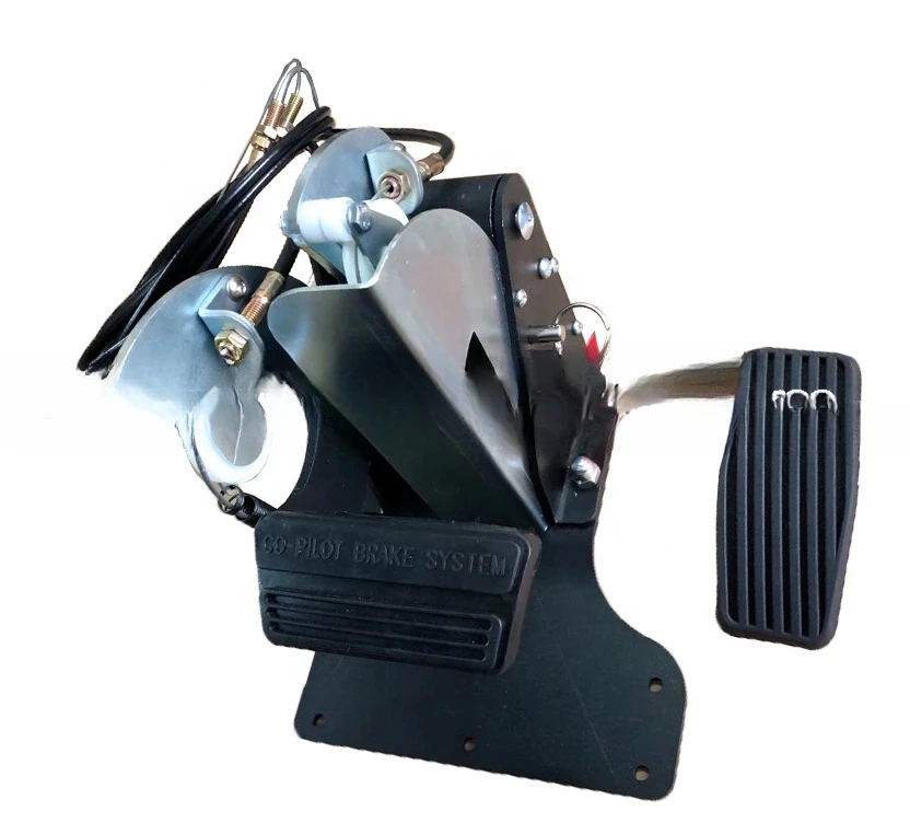 Система педалей пассажира с двойным тормозом и ускорителем для школ обучения