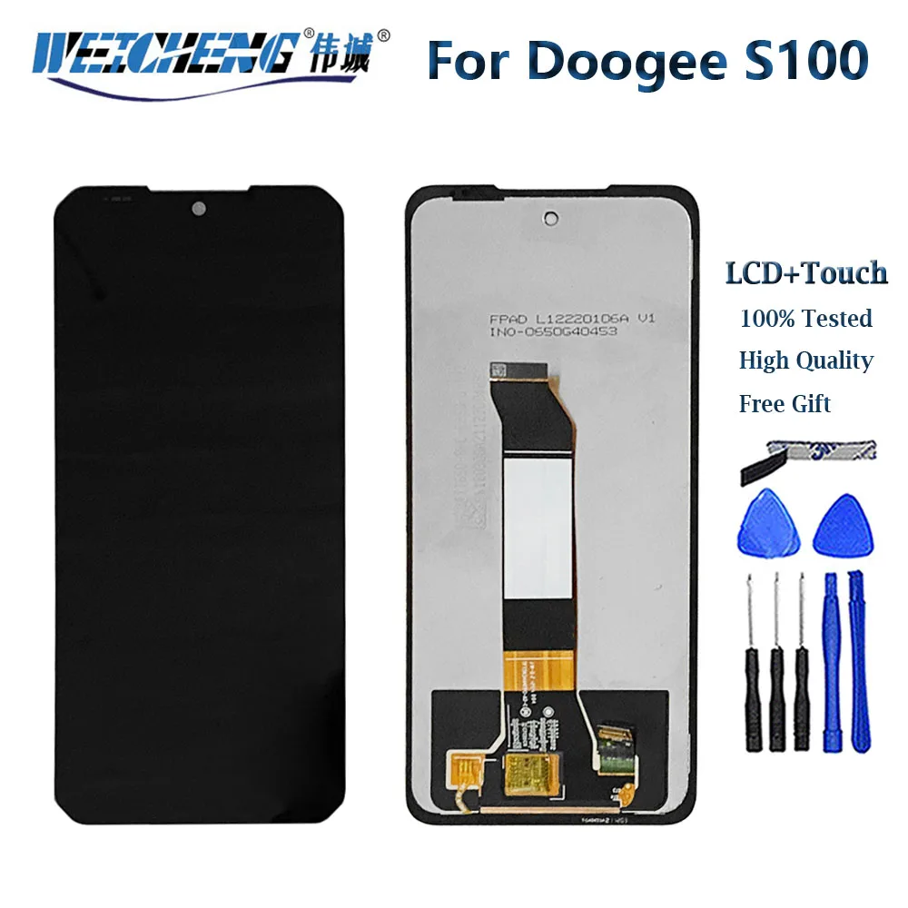 Оригинальный ЖК-дисплей 6,58 дюйма Для DOOGEE S100 + сенсорный экран в сборе, замена протестирована хорошо для Doogee S100 Pro, запчасти для ремонта ЖК-дисплея Оригинальный ЖК-дисплей 6,58 дюйма Для DOOGEE S100 + сенсорный экран в сборе, замена протестирована хорошо для Doogee S100 Pro, запчасти для ремонта ЖК-дисплея