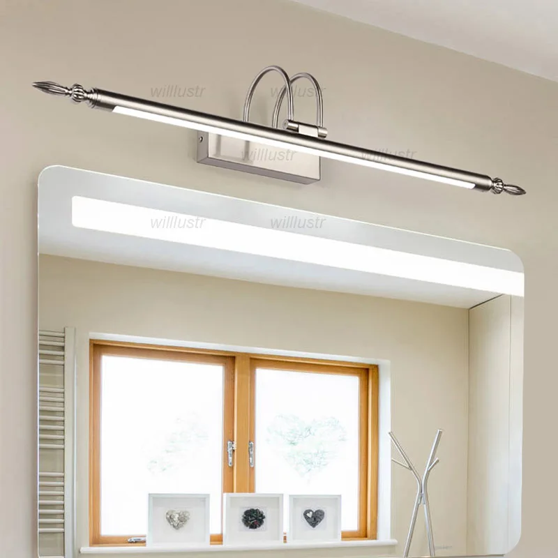 Креативная акриловая вращающаяся на 180 ° настенная лампа металлическое