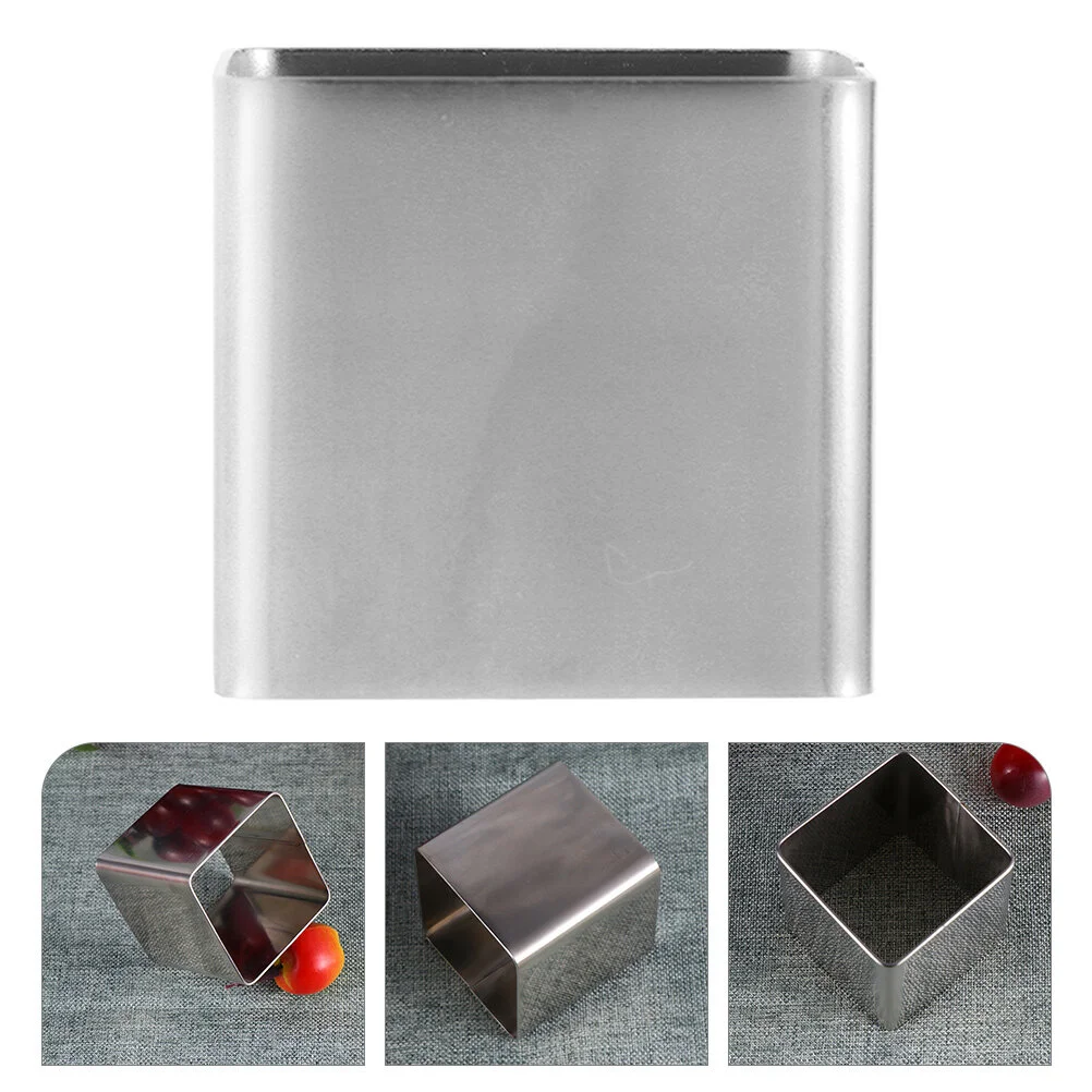 

2pcs Mousse Rings Mousse Stainless Steel Kitchen Baking Pastry Tools