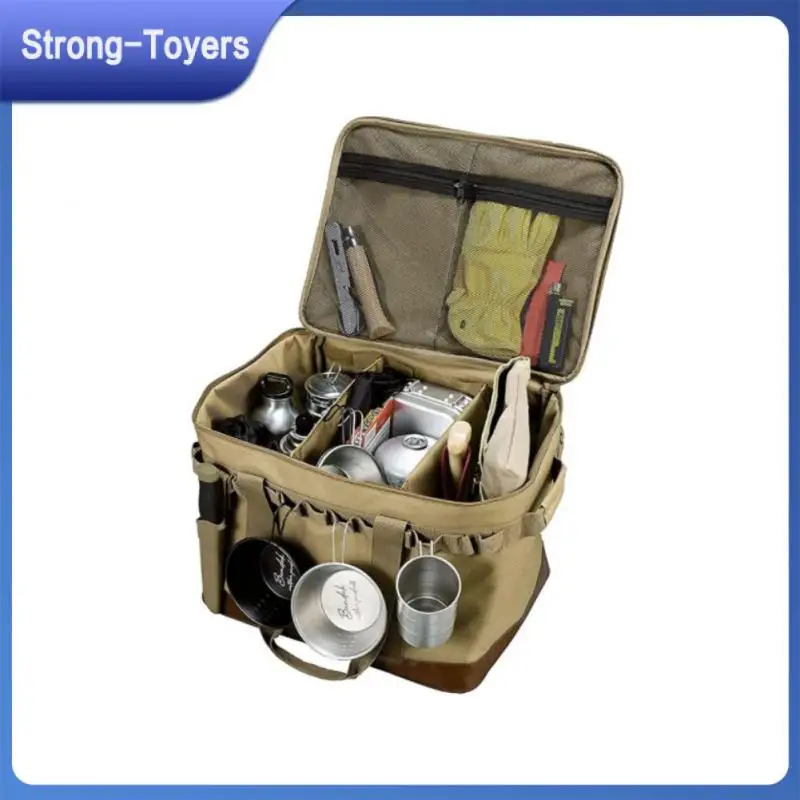 

Вместительная кухонная сумка для хранения, Сумка для кемпинга с внешним крючком, сумка для посуды, сумка для инструментов, внешняя водонепр...