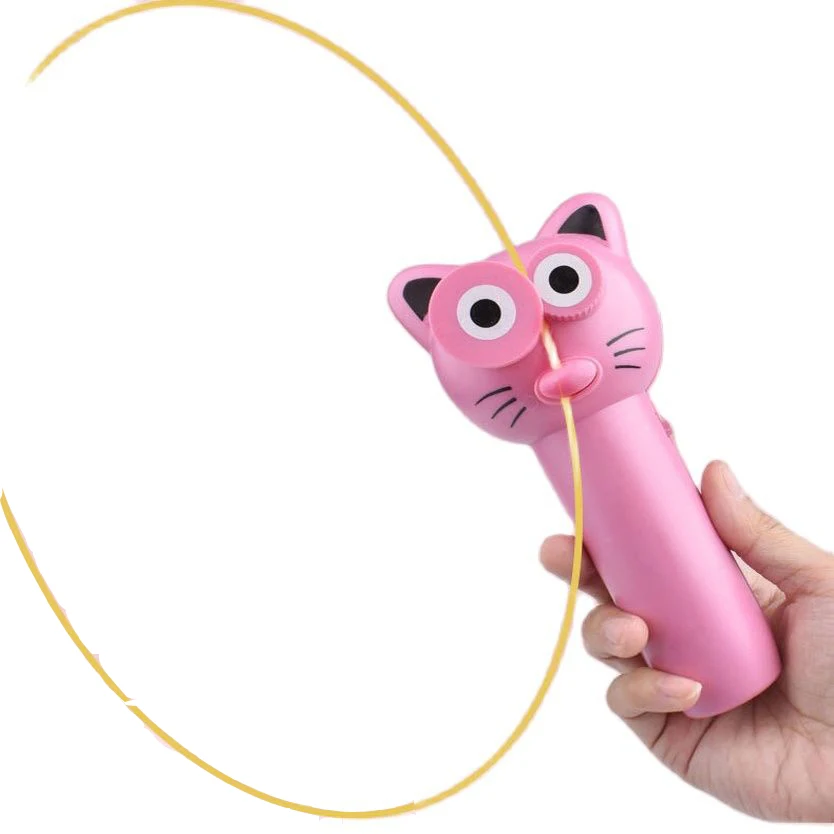 

Rope Launcher Novelty Decompression Antistress Toys Electric Dancing Yarn ZipString Tease Cats String Children Interactive Toys