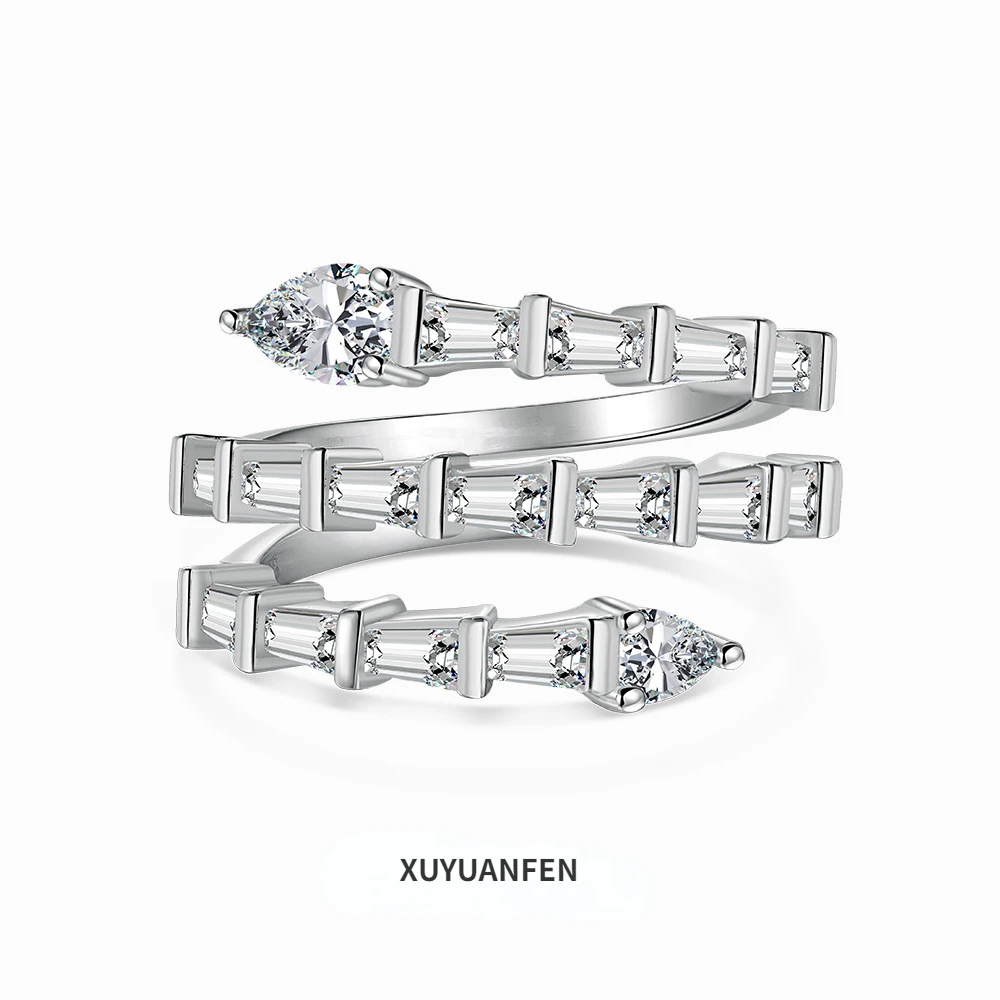 XUYUANFEN в европейском и американском стиле новинка S925 Серебряное кольцо с женской