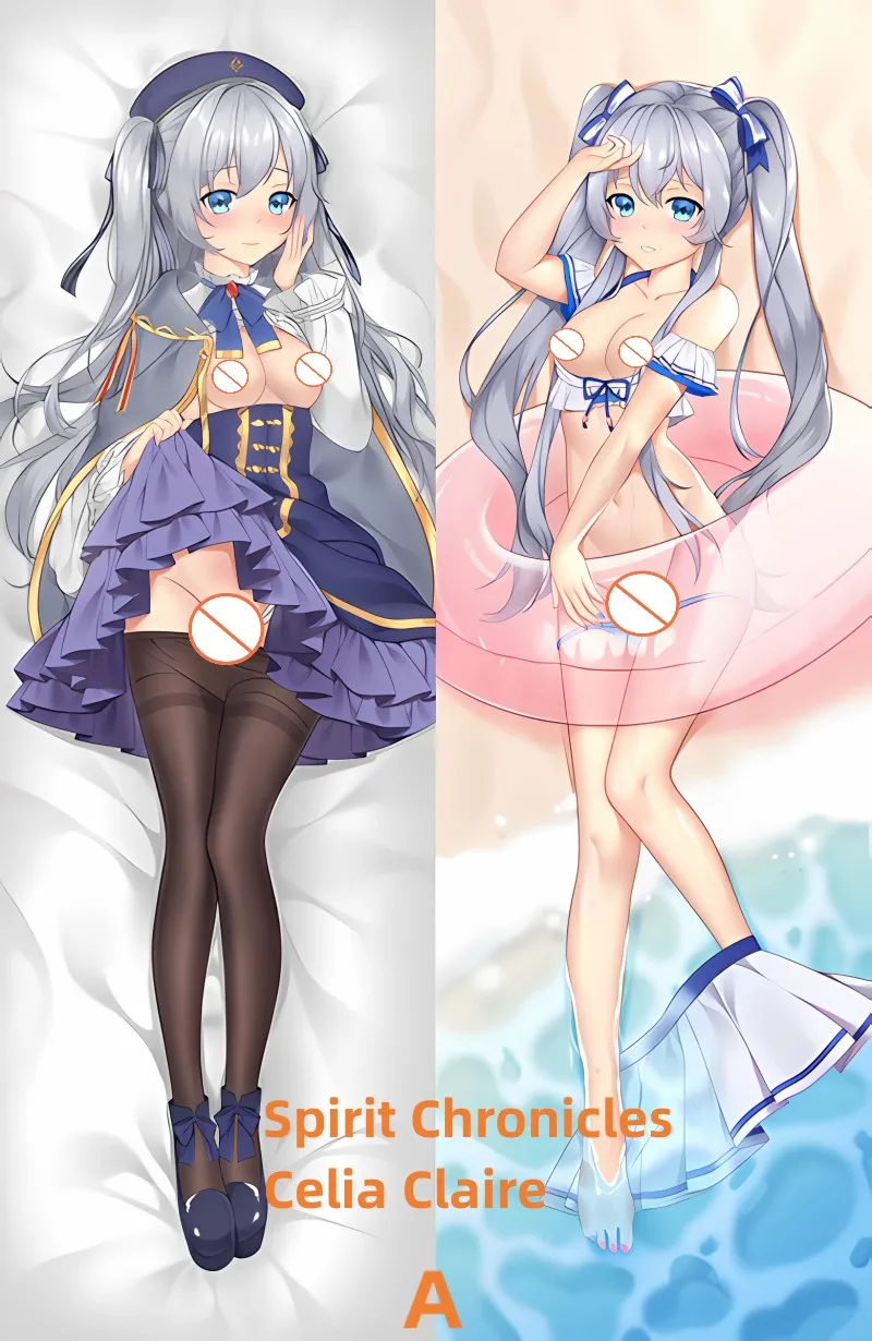 

Dakimakura Anime Pillow Case Spirit Chronicles Celia Claire Double-sided Print Of Life-size Body Pillowcase Gifts