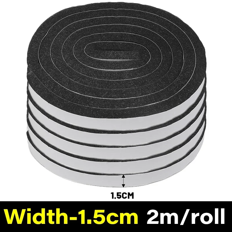 

60/2 м самоклеящиеся губчатые уплотнительные ленты для дверей, окон, ветрозащитные, пылезащитные, звукоизоляционные, уплотнительные ленты для дома