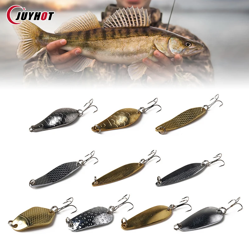 

Lua Sequins Gold Silver Lure Flat Vibration Double Curved Metal Iron Plate Flat Vibration Horse Mouth Sequins Lead Fish Warbler