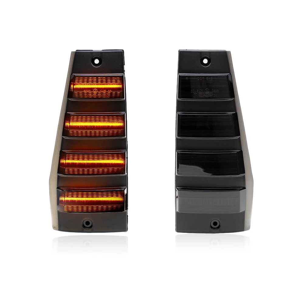 

Для 1984-1996 Jeep Cherokee XJ Wagoneer бампер светодиодный переключатель парковки/динамический указатель поворота белый угловой крыло боковые габаритные огни