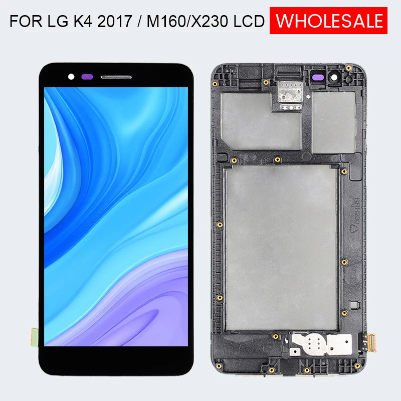 Catteny 5,0 дюйма для LG K4 2017 ЖК Сенсорная панель дигитайзер в сборе M160 M153 M151 экран дисплея с рамкой