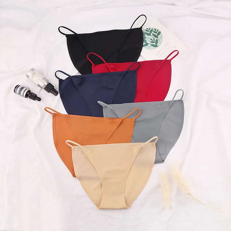 Сексуальное женское бикини тонкое нижнее белье из вискозы дышащие