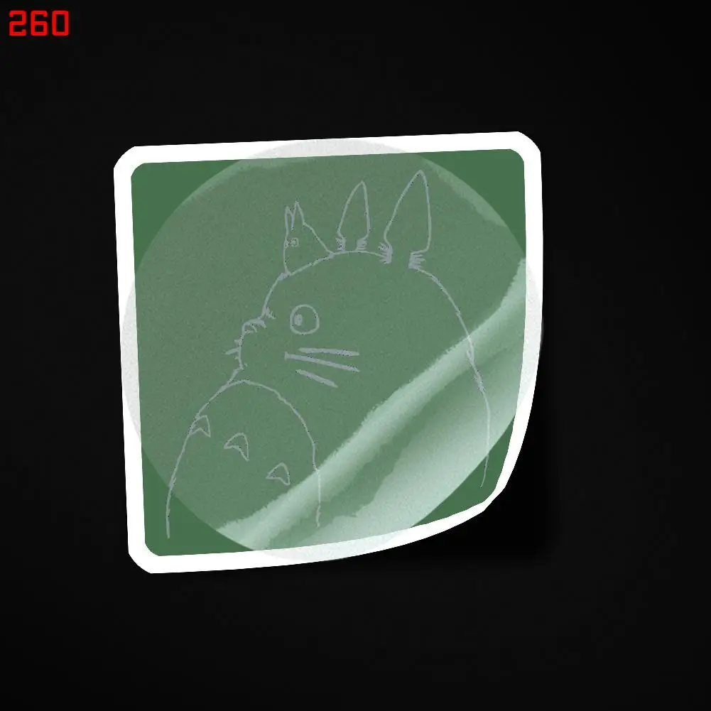 

Наклейка TOTORO 00260 для ноутбука, декор для спальни, автомобиля, милый мультяшный модный чемодан для общественных мест