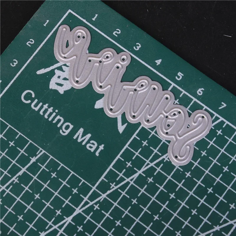 Французские слова металлические штампы для Diy скрапбукинга высечки новинка 2018