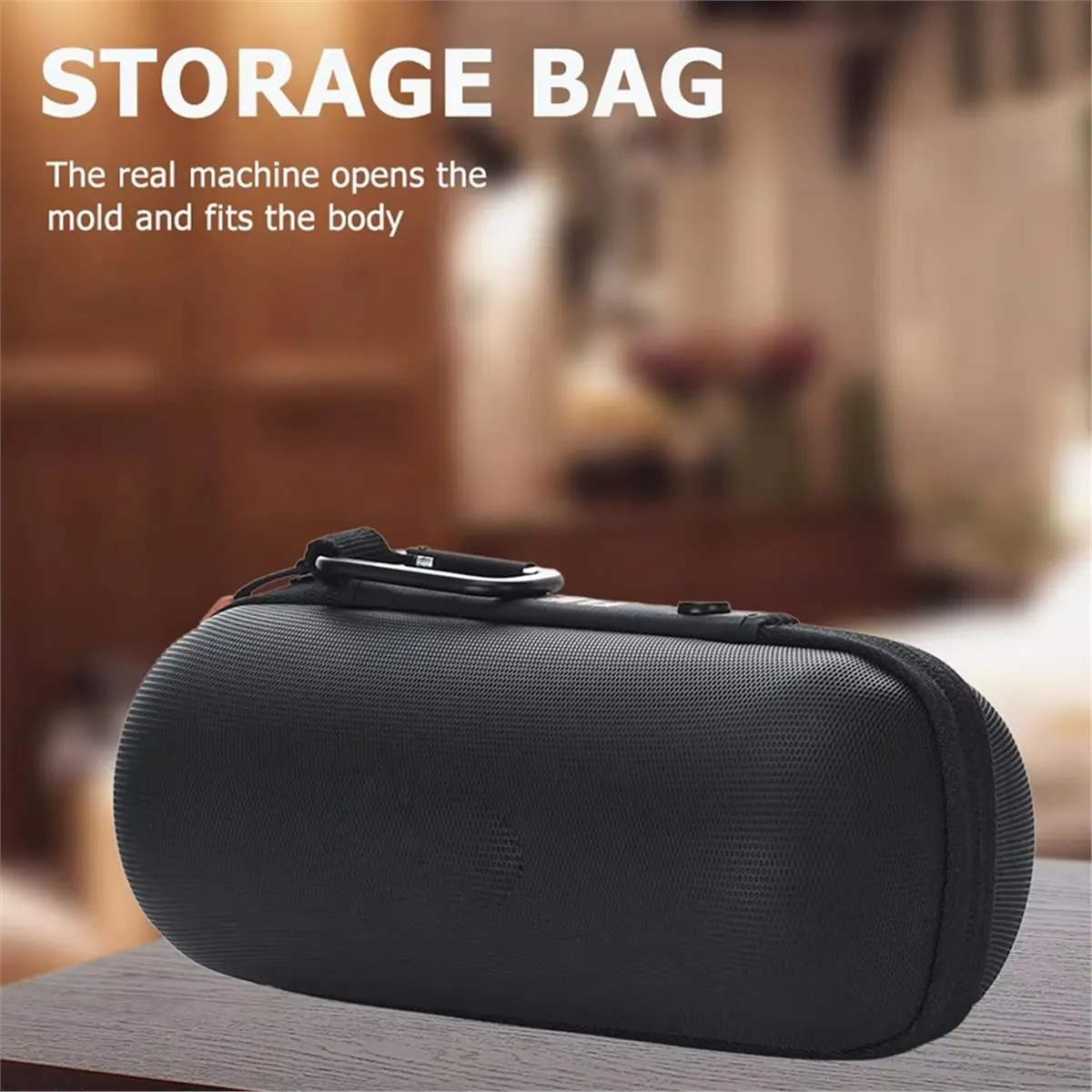 Фото (A23G) Защитный чехол для колонки JBL Flip6, дорожная сумка для переноски, ударопрочная сумка для хранения беспроводной Bluetooth-колонки №4