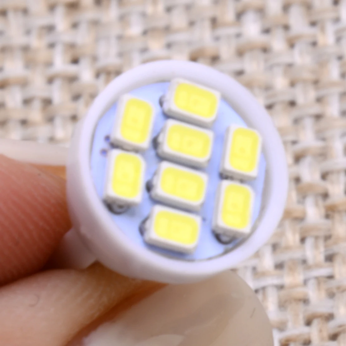 Новинка 12 шт. белая фотолампа 8SMD для салона приборной панели приборная панель
