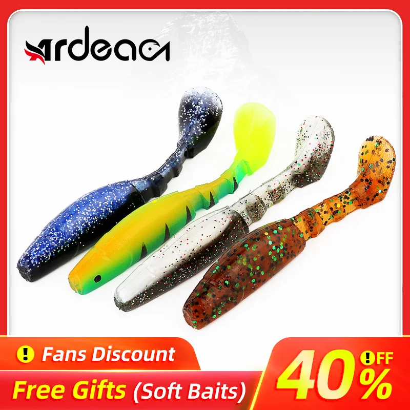 

ARDEA Soft Fishing lure Worm Silicone Bait Wild Stick Lures Worm Lures Soft Tackle Carp bass Pesca Lures Trout Lure