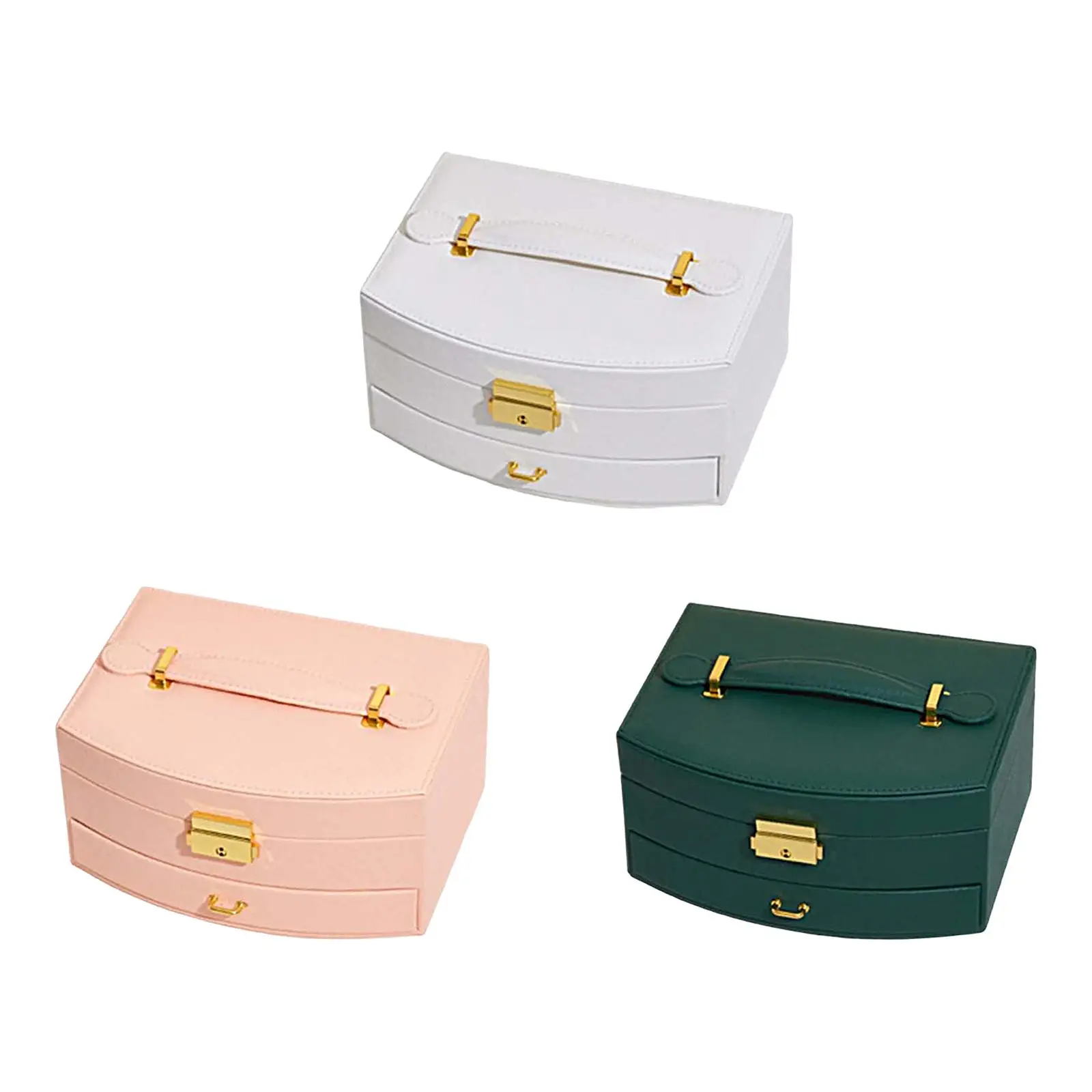 

Jewelry Organizer Storage Boxes for Valentines Day Rings Bracelets Earrings Women