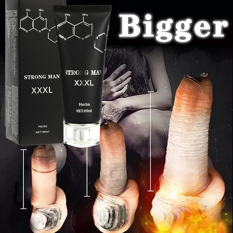 

60Ml Penis Cream for Man 18+ Big Penis Enlargement Gel Enlarge Dick Grow Thicker Stronger Pennis Increase Growth Oil Sex Product