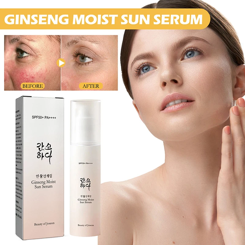 

Ginseng Moisturizing Essence Sunscreen Repair Skin Sunburn Facial Body Sunscreen Whitening SPF50+ PA Sunscreen Beauty of Joseon