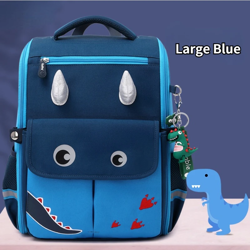 New Primary School Schoolbag Cartoon Unicorn Dinosaur Children Shoulder Bags Large Capacity Girl Boy Backpack Hot