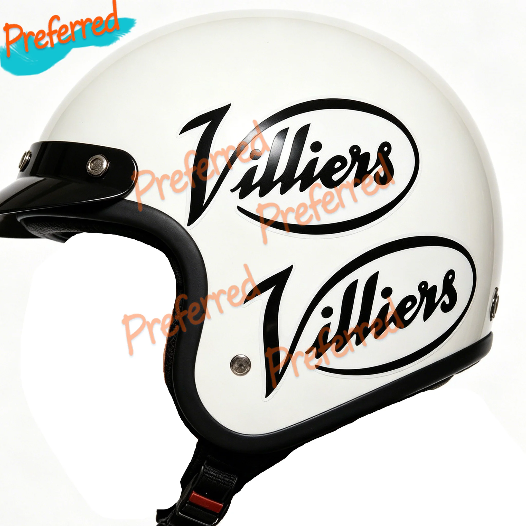 Фото 2 наклейки Villiers Decal Sticker Pre65 Trials Twinshock Motocross Kart 210 Challenge, настраиваемые в любом размере — без фона №3