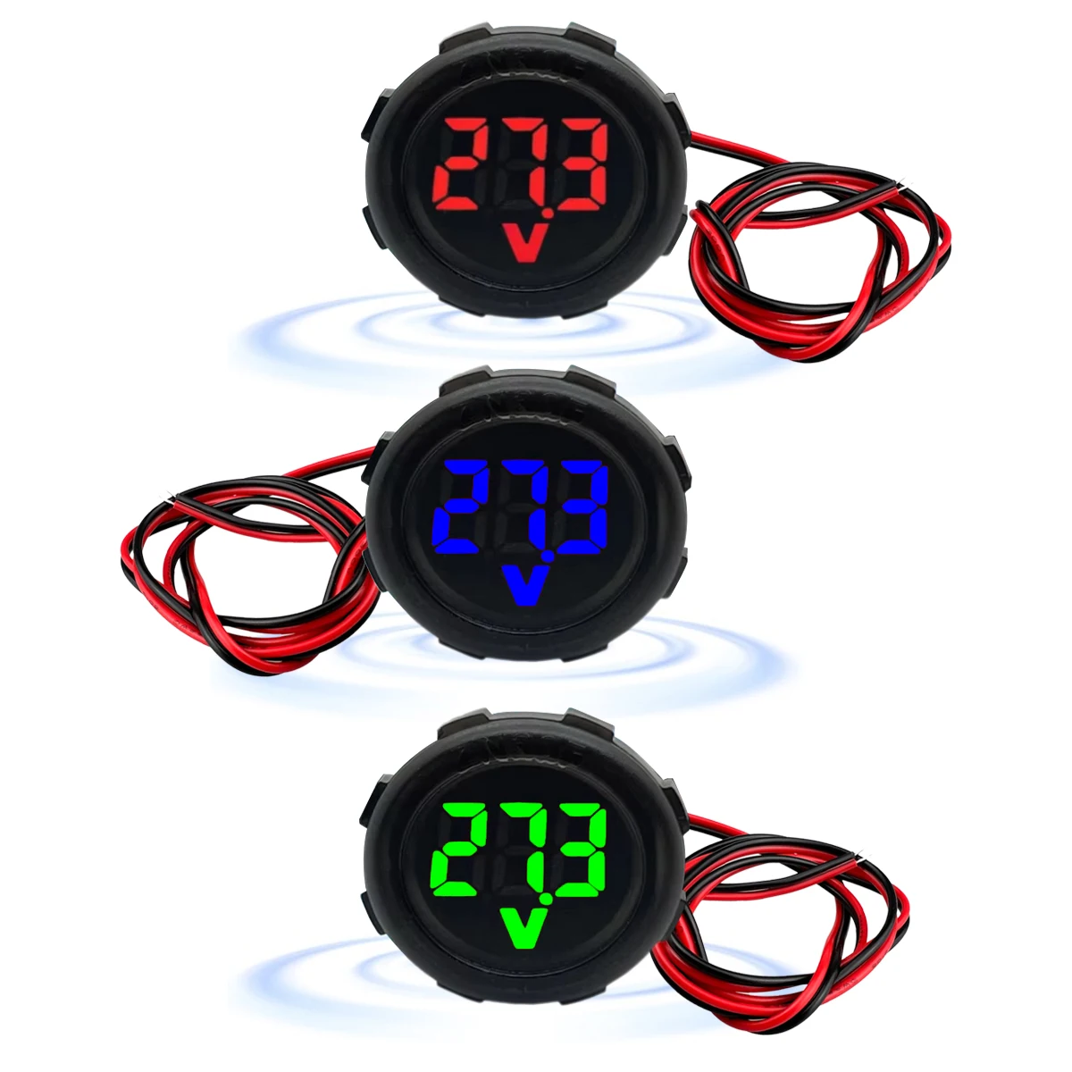 

GOOGZON Водонепроницаемый вольтметр DC 4-100В