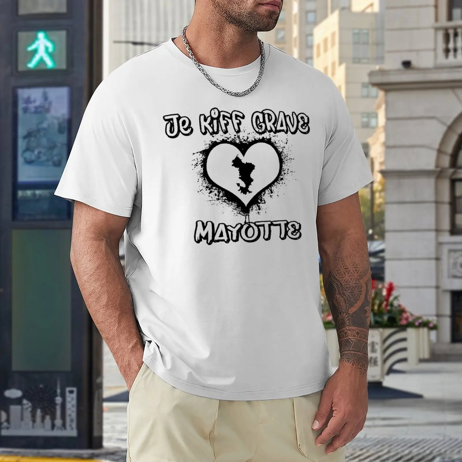 

MAYOTTE Graphic Funny Graphic Tees High Grade Fitness USA Size