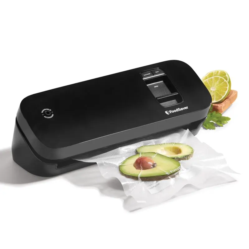 

NEW Space Saving Food Vacuum Sealer Black 2023