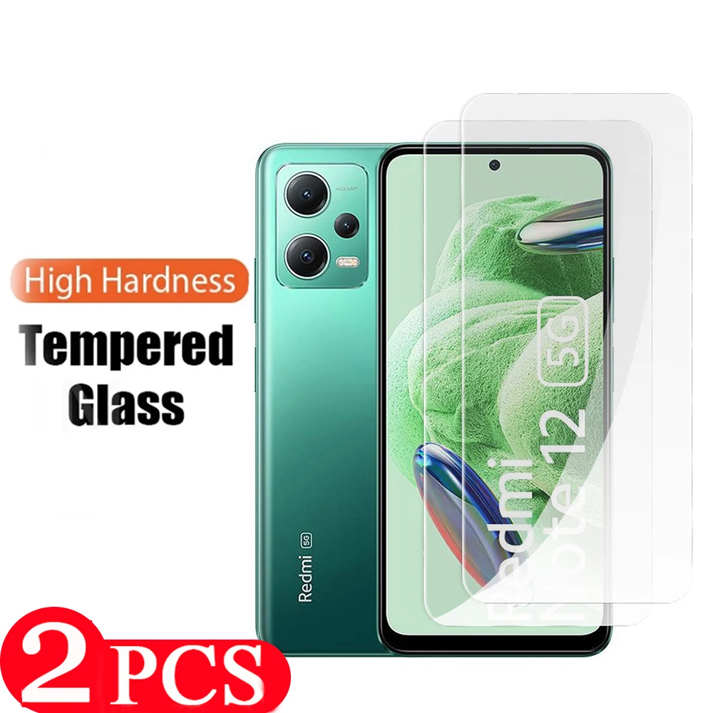 

2Pcs 9H Tempered glass For Redmi note 12 Turbo Discovery 11 SE 12S 11S 11E 11T pro plus Speed screen protector protective film