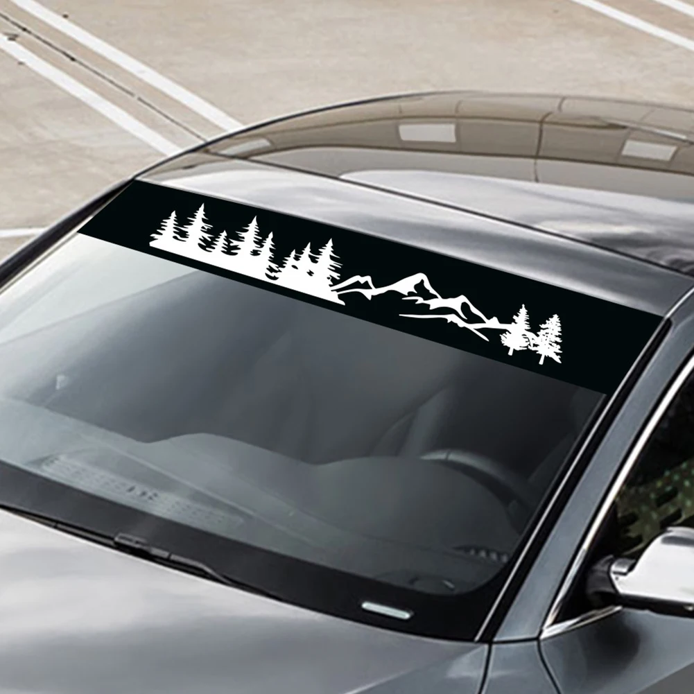 

Car Windshield Sticker Mountain Totem Vinyl Car Styling Window Sticker Front Rear Windshield Decal Sticker Auto Decorative decal