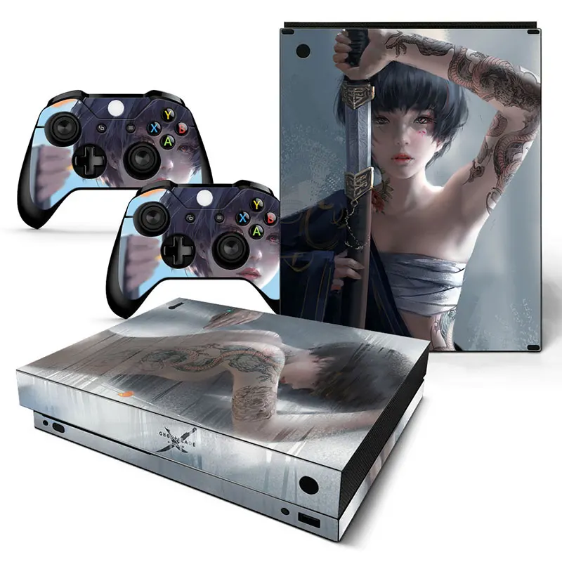 Милый Xiaoqing Новый стиль игры Полное покрытие кожа консоль &amp Наклейка на