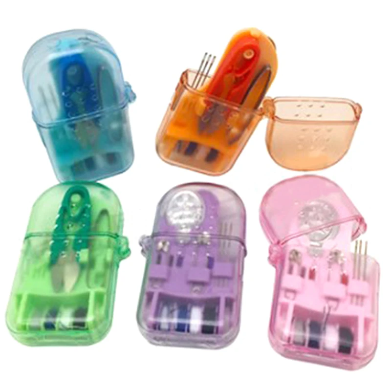 

1 set Home Travel Sewing Kit Box Beautiful And Portable Mini Portable Sewing Kit Needle Sewing Box Tool complete Box Cheap Buy