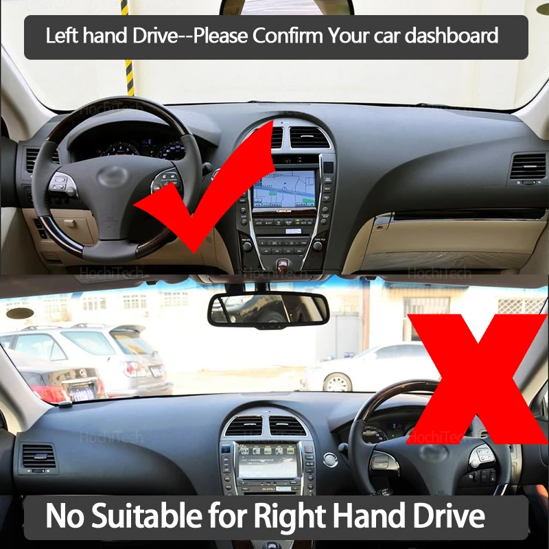 Для Lexus ES ES350 2007-2012 XV40 ES240 350 противоскользящий чехол для приборной панели защитная