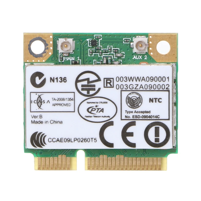 

AR5B93 AR9283 Half Height Mini PCI-E Wireless Wlan WiFi Card 300Mpbs For Atheros Dropship