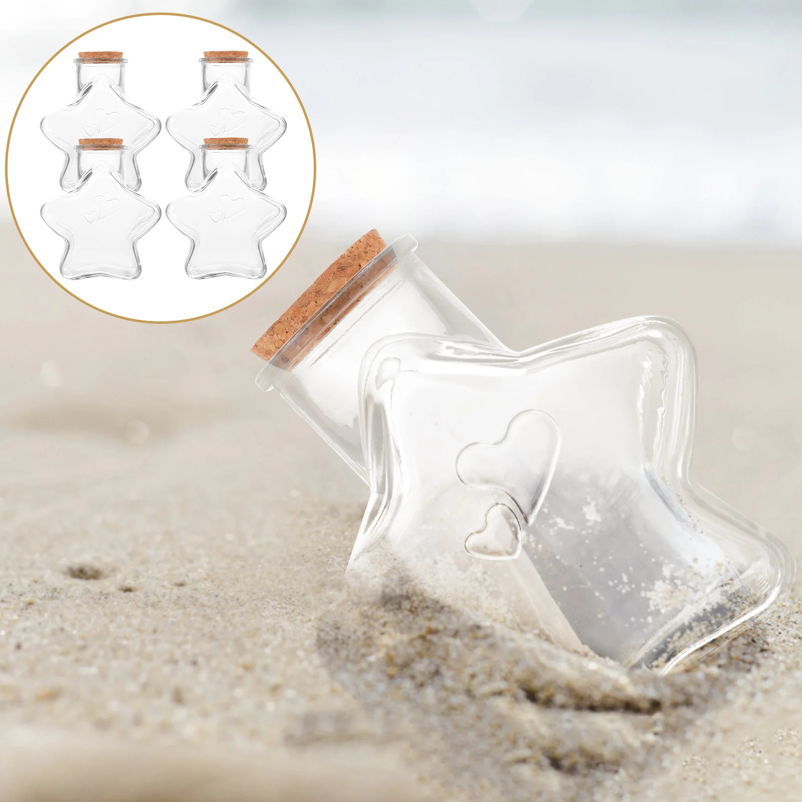 

Bottles Bottle Jars Cork Wedding Clearwishingspell Vialjar Sample Favors Ornament Vials Decorative Party Gifts Pendant Diy Tree